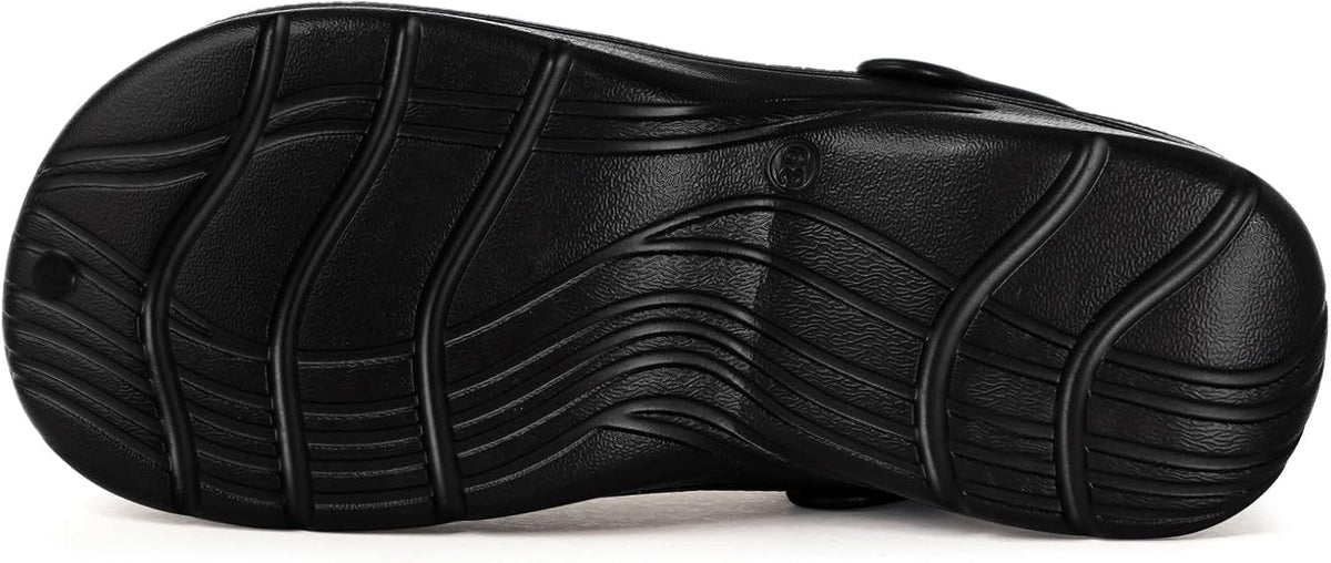 Womens Mens Fur Lined Clogs Waterproof Garden Shoes Winter Warm Fleece Lining Fuzzy House Home Slippers Indoor Outdoor Mules