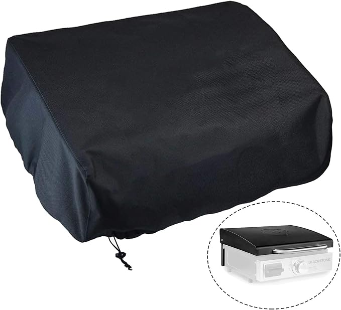 17 Inch Carry Bag and Cover for Blackstone 17" Table Top Griddle With Hood - Heavy Duty 600D Polyester Cover, Replacement Parts