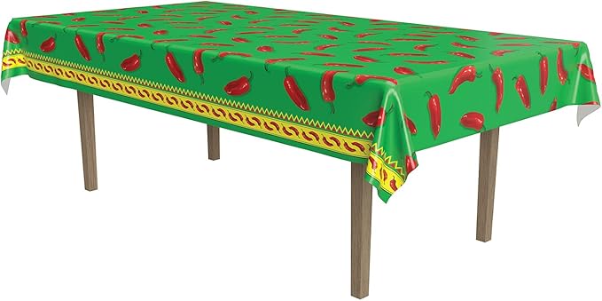 Beistle - Chili Pepper Tablecover - Standard