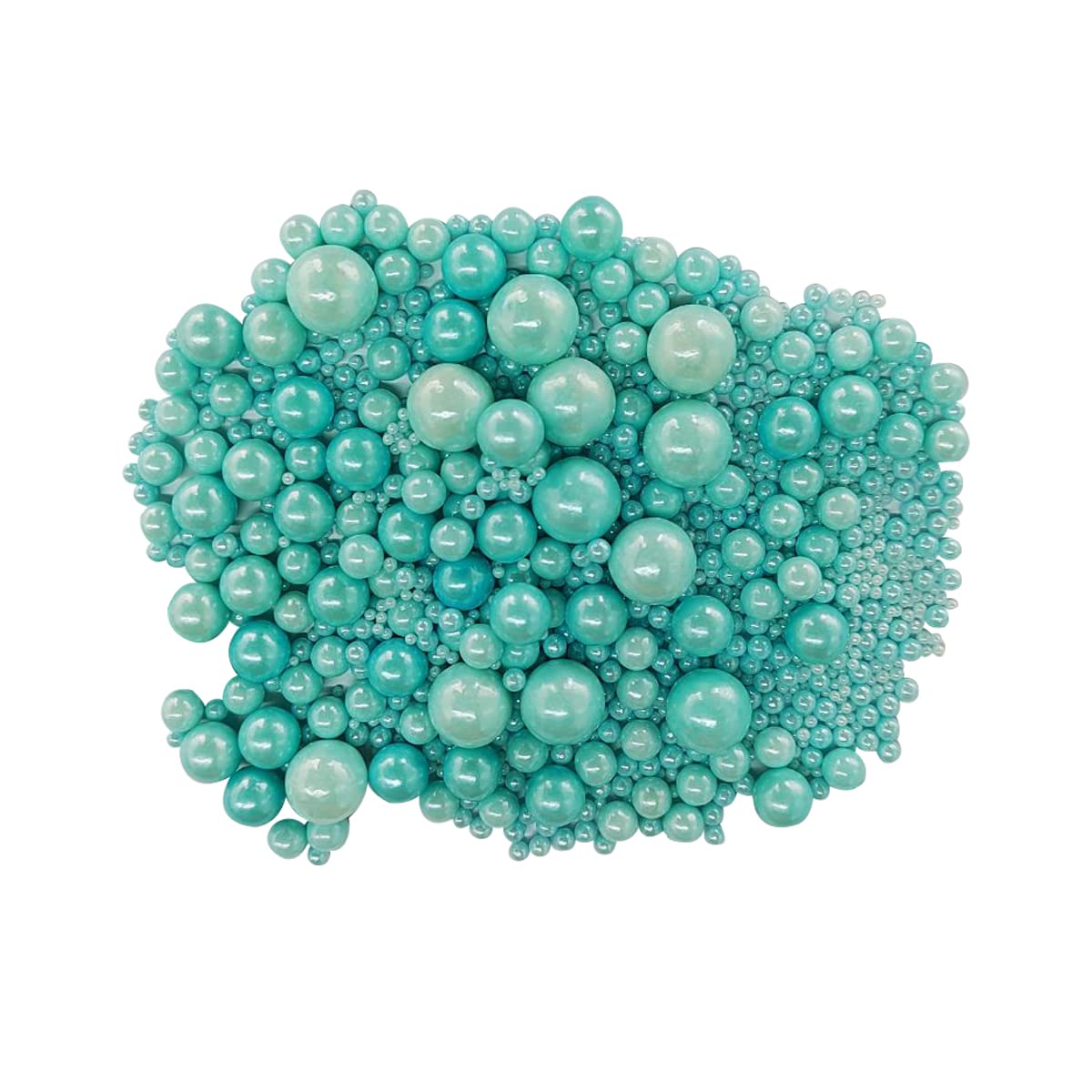 Edible Blue Sugar Pearls Candy Sprinkles 120G/ 4.23Ounce Baking Cake Sprinkles Cupcake and Cake Topper Cookie Decorations Wedding Party Valentines