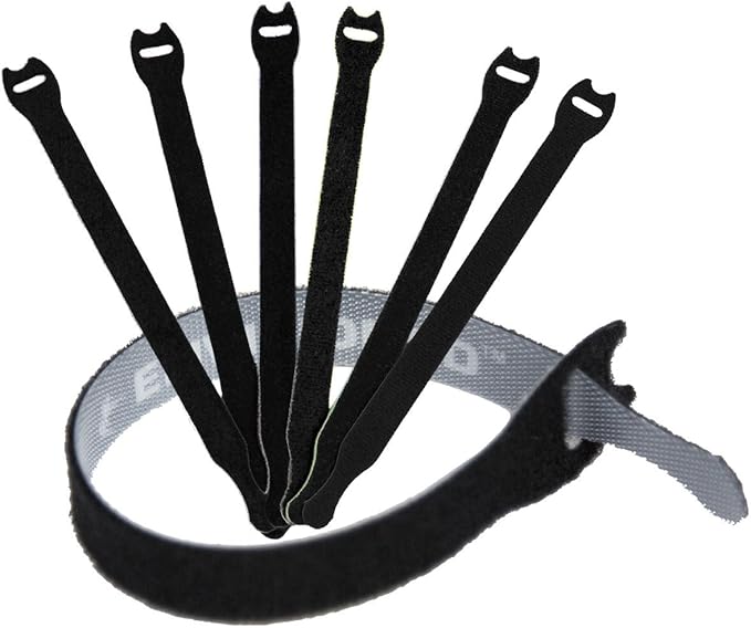 Cable Clips White with 3M Adhesive, Multipurpose Small Wire Clamps for Cable Management and Cable Runs - 50 Pack Black Bundled with 10 Reusable Cable Ties, Screws Included for Permanent Mounting