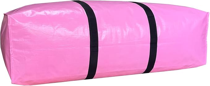 75 Gallon Extra Large Storage Bags, Jumbo Storage Bags, Foldable Big Turquoise Waterproof Storage, 50x23x15inch - 1PACK