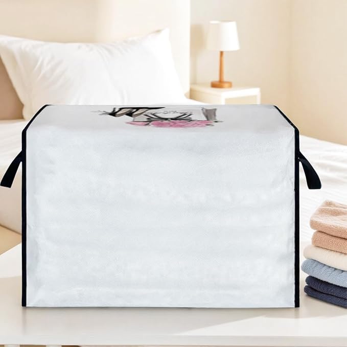 3pcs comforter blanket clothes sheet towel sweater pillow plush underbed storage,linen closet organization containers for bedroom,clear window storage tote bag,extra large portable moving boxes