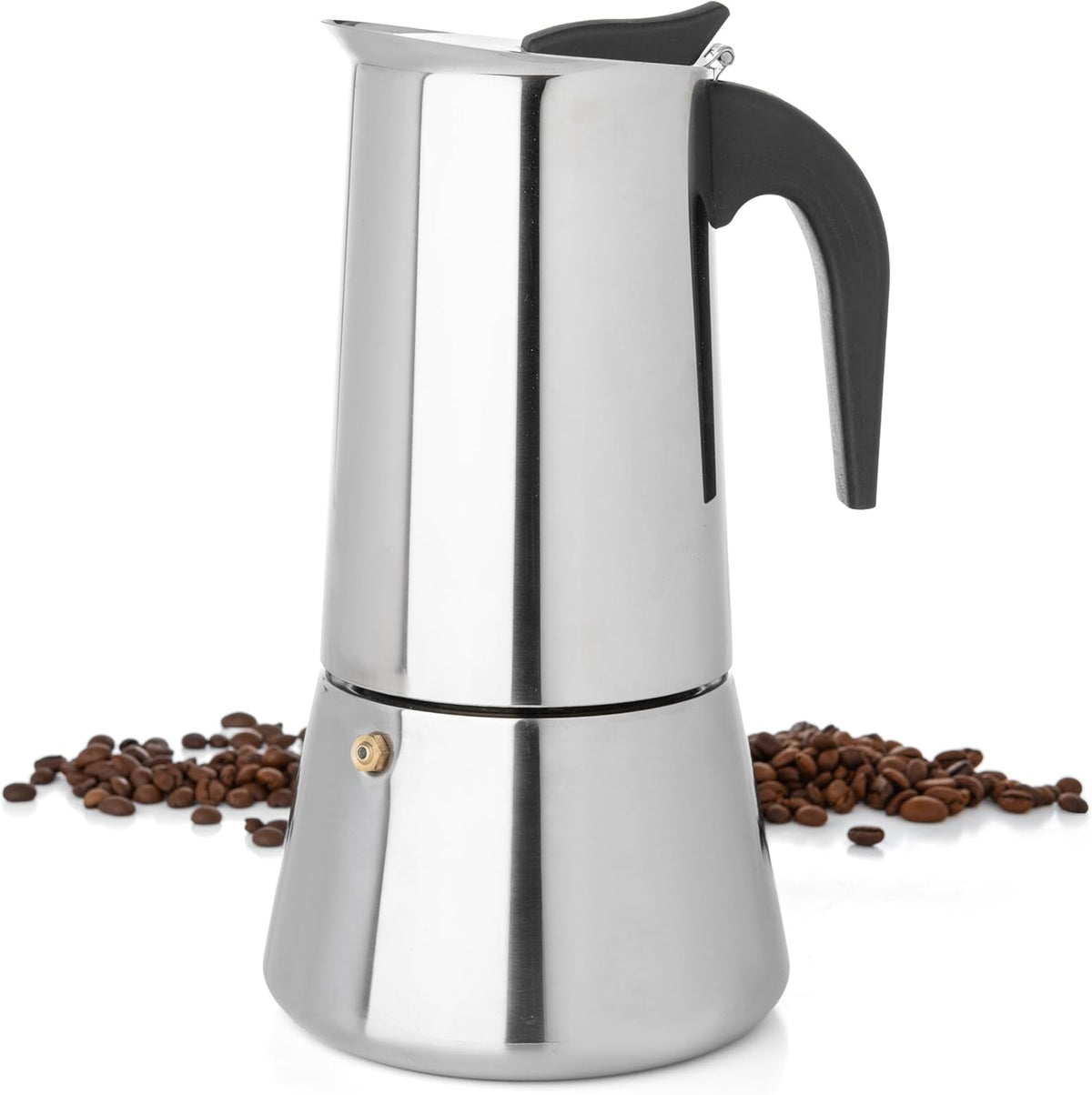 Mixpresso 12 Cup Greca Stovetop Espresso Pot 600ml/20oz, Moka Pot with Coffee Percolator Design