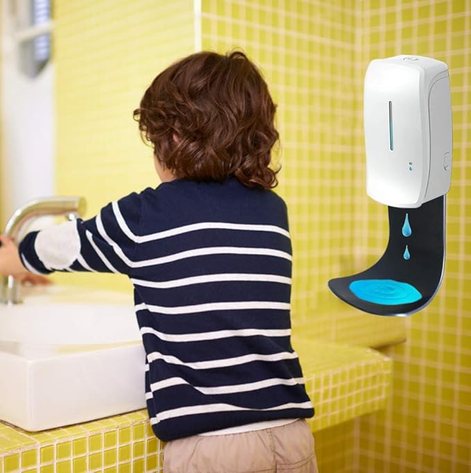 Cotn - Drip Tray for ACotn Soap Dispenser Automatic, Wall Mount and Hand Sanitizer Dispenser, Stand,Soap Bracket, Easy to Clean (Black, 5), 5.3 * 4.0 * 7.0 inches