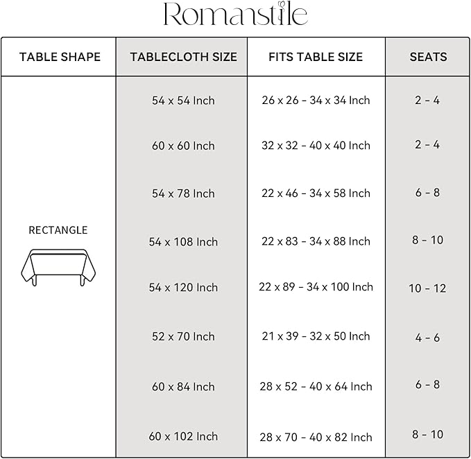 Romanstile Rectangle Vinyl Tablecloth, 100% Waterproof Buffalo Gingham Plastic Table Cloth, Heavy Duty Wipeable Checkered Table Covers for Outdoor, Camping, Picnic, Patio - 54 x 108, Black and Red