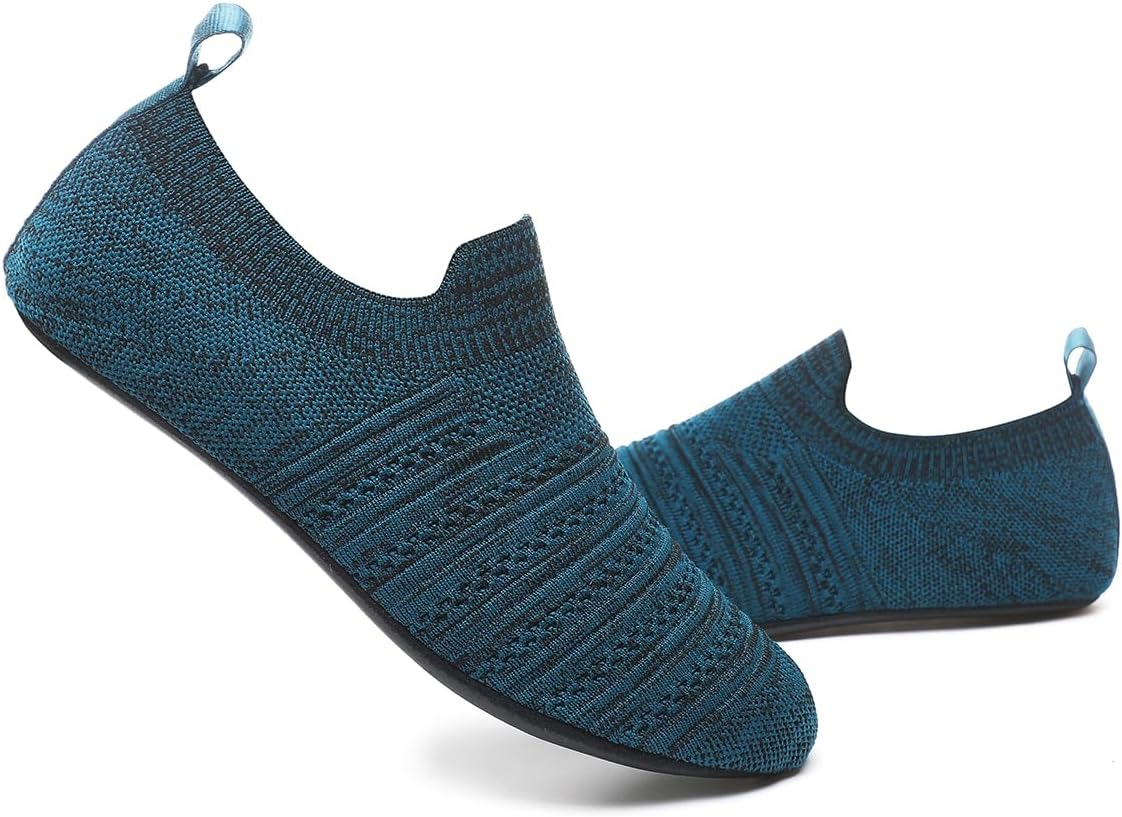 Adult Indoor House Slippers Socks Lightweight Non Slip Grip House Home Shoes for Women Men