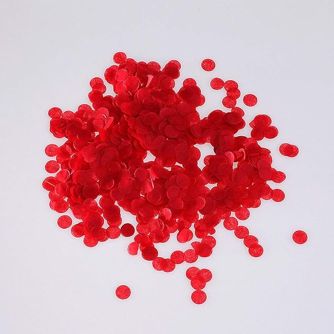 Yellow Tissue Paper Confetti - 15mm, 5000 Pcs, Biodegradable, Wedding & Birthday Party Decoration