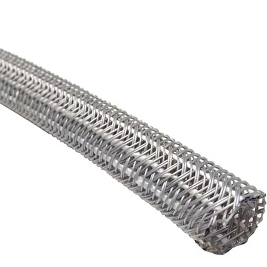 Electriduct 3/4" Hook Self Closing Sleeve Braid Wrap Around Sleeving Flame Retardant Flexible Mesh Cord Cover Cable Protector Wire Organizer - 100 Feet - Gray