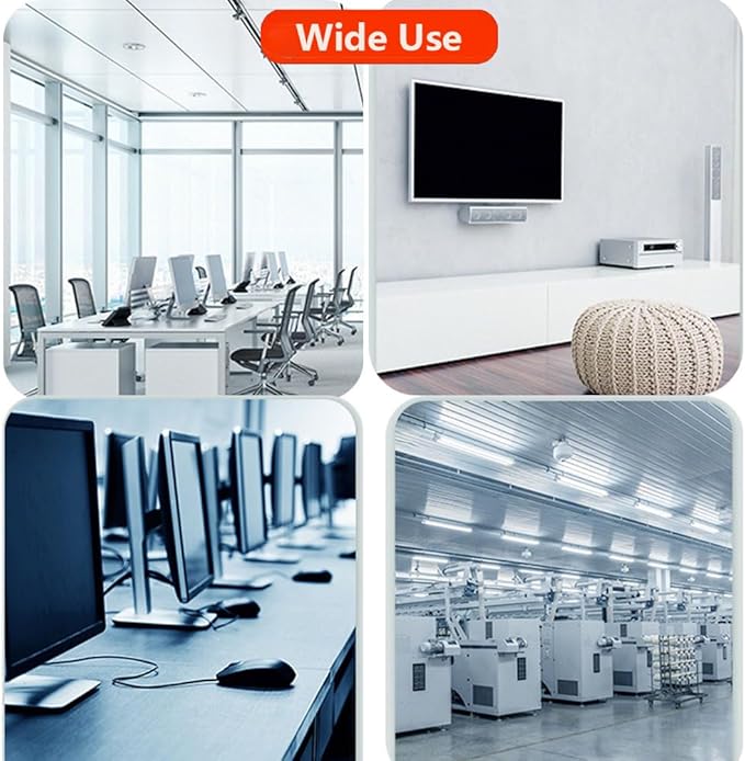33Ft Spiral Cable Wrap - White Cord Covers Bundle Sleeve Hose for PC TV Computer Electrical Wire Organizer, Cord Cover and Detangler