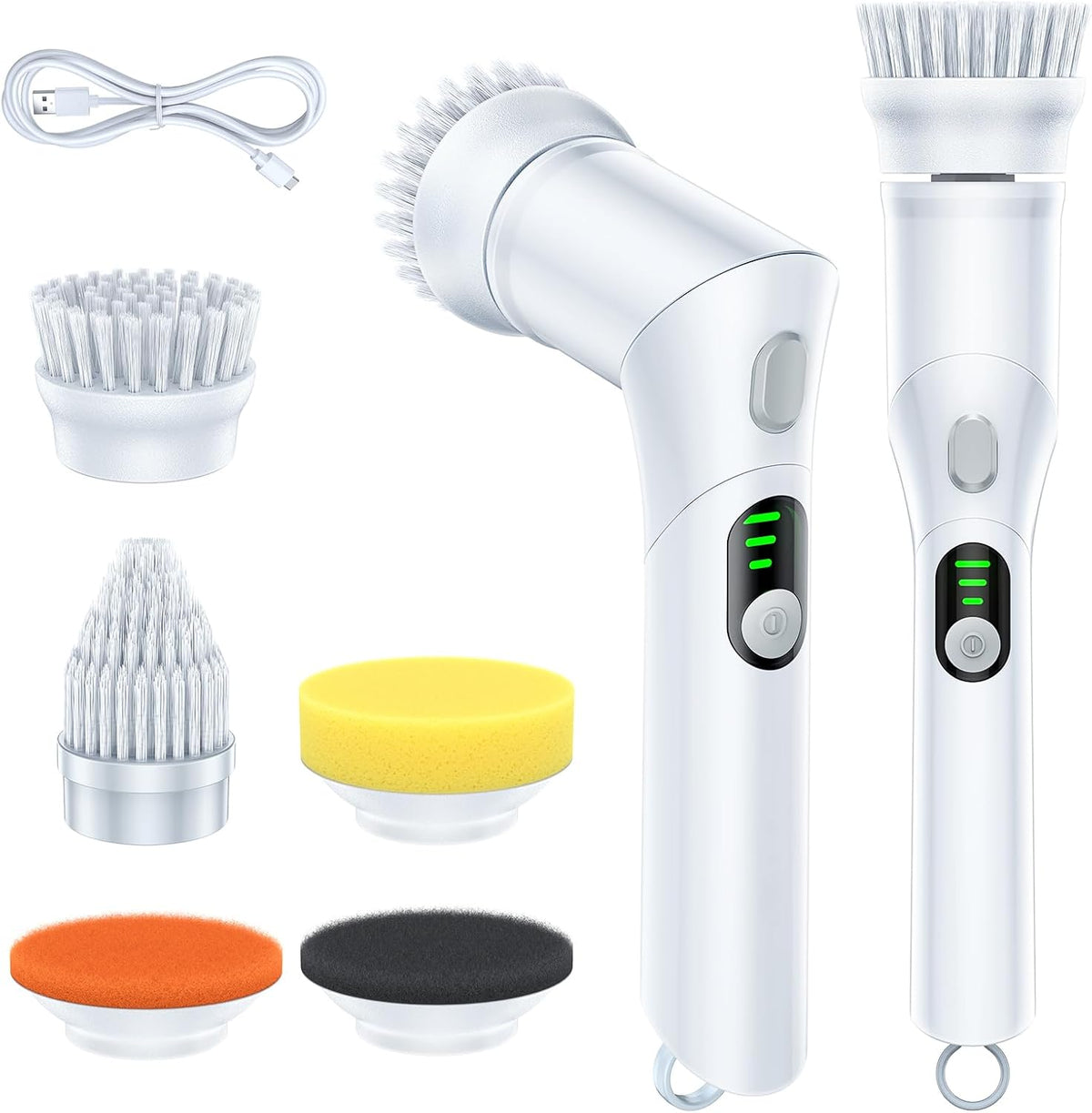 Labigo Electric Spin Scrubber LA5 Mini, Bathroom Scrubber Shower Scrubber for Cleaning Tub Tile Floor Window Kitchen Sink