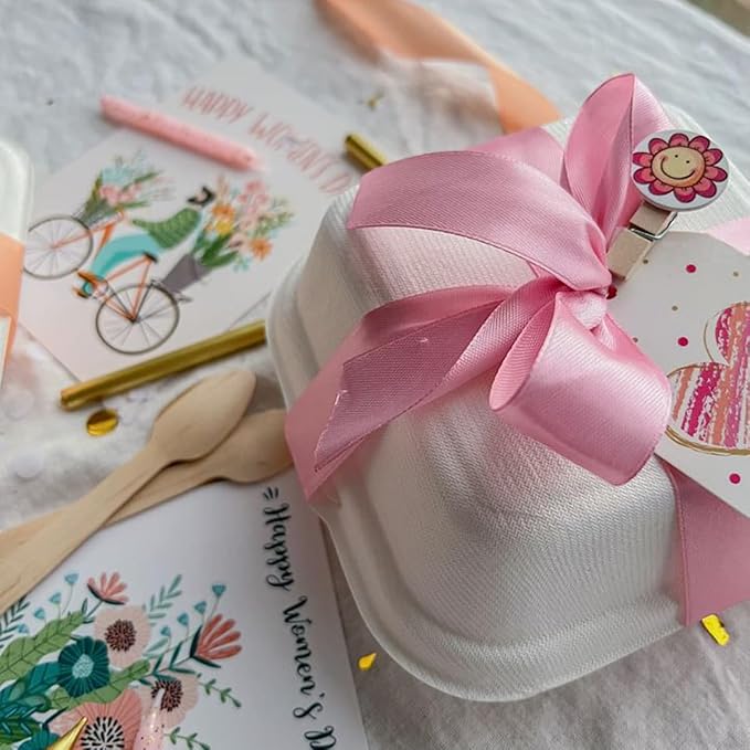 2 Rolls Pink Hot Pink Ribbon, 1-1/2 Inch x 50 Yards Satin Pink Fabric Ribbon for Flower Bouquets, Gift Wrapping, DIY Crafts, Birthday Cakes, Holiday, Wedding Party and Mother’s Day Decorations