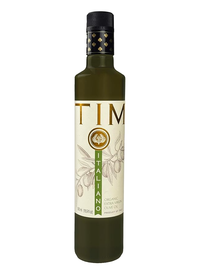 Entimio Italiano Organic Italian Extra Virgin Olive Oil from Italy, 500+ mg/kg High in Polyphenols, 2025 Gold Winner, Tuscany evoo, Cold Extracted