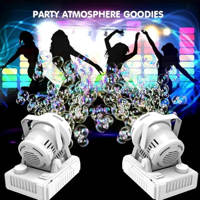 Automatic Bubble Machine 10 Holes Bubble Blower 20000+ Big Bubbles Per Minute Bubbles for Kids Portable Bubble Maker Operated by USB or Batteries for Outdoor Birthday Gifts Wedding Easter Party Favor