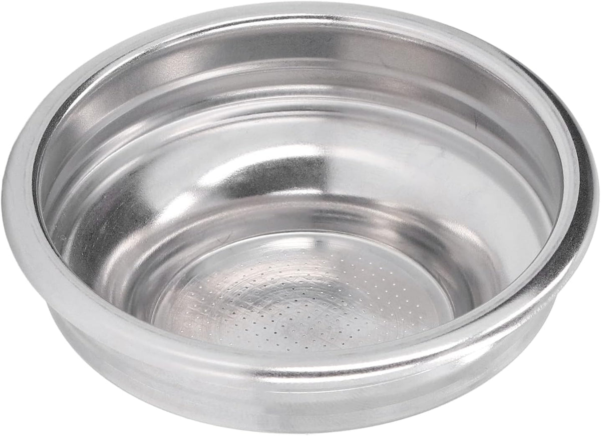 58mm Portafilter Filter Basket, 1 Cup Single Wall Coffee Maker Coffee Powder Filter, Porous Stainless Steel Coffee Filter for Extraction