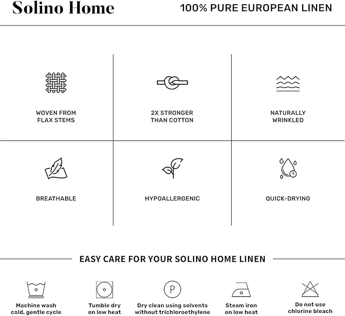 Solino Home Linen Misty Pink Table Runner 72 Inches Long - Fringe, 100% Pure Linen Dining Table Runner 14 x 72 Inch for Valentines, Spring, Easter