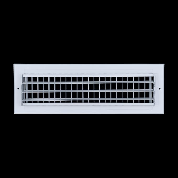 [10 Pack] Fits 16x4 Duct Opening Steel Adjustable Air Supply Grille by Handua | Register Vent Cover Grill for Sidewall and Ceiling | White | Out. Dim.: 17.75" X 5.75"