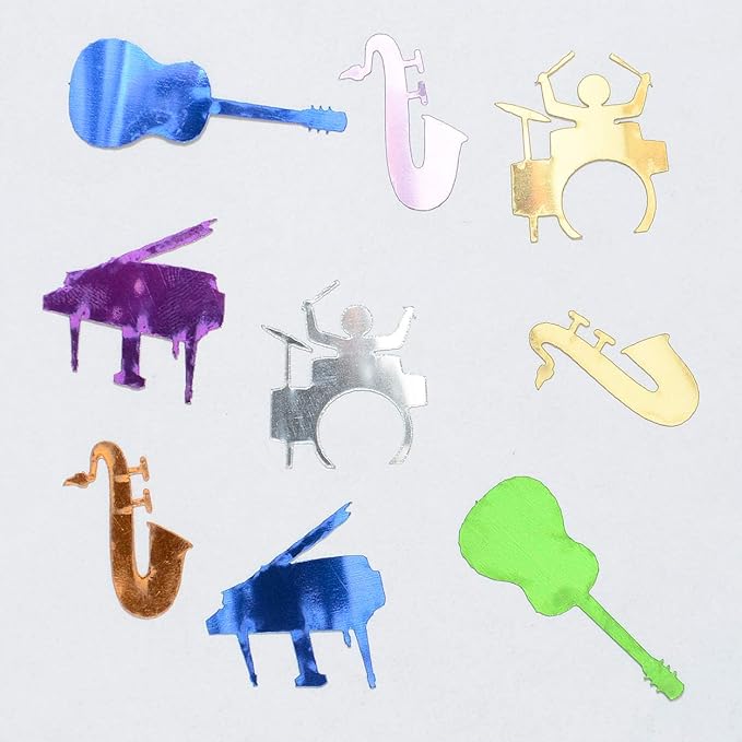 Confetti Music Instruments MultiColors - 4 Half Oz Bags (2 oz) #9429 Q02