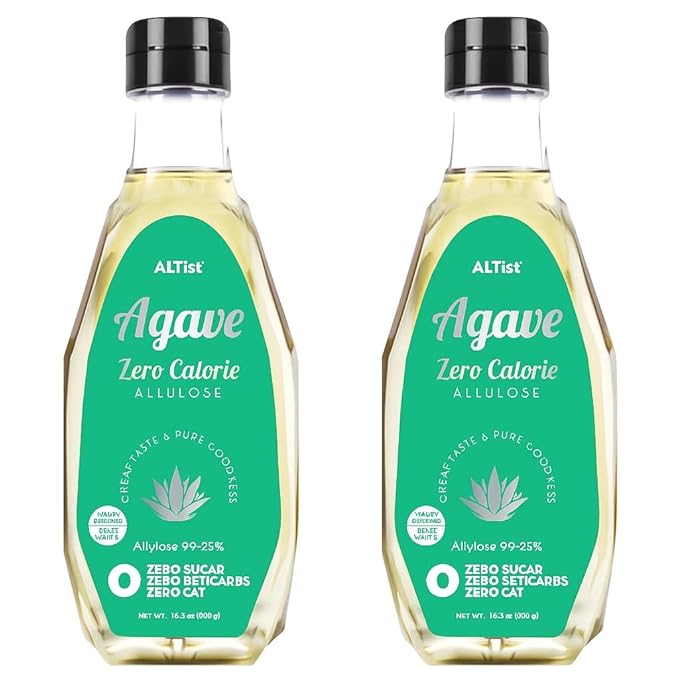 ALTist Allulose Syrup Sweetener – Zero Calorie Liquid Sugar Alternative, Keto, Vegan, Non-GMO, Plant-Based, 1:1 Sugar Replacement, No Net Carbs