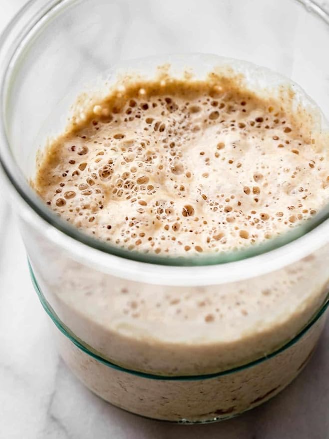 Generic Organic Einkorn Fresh Sourdough Starter Live Active 1850's 100 Grams in Glass Ball Mason Jar