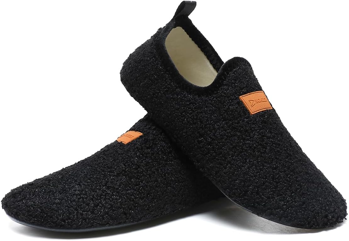 Adult Indoor House Slippers Socks Lightweight Non Slip Grip House Home Shoes for Women Men