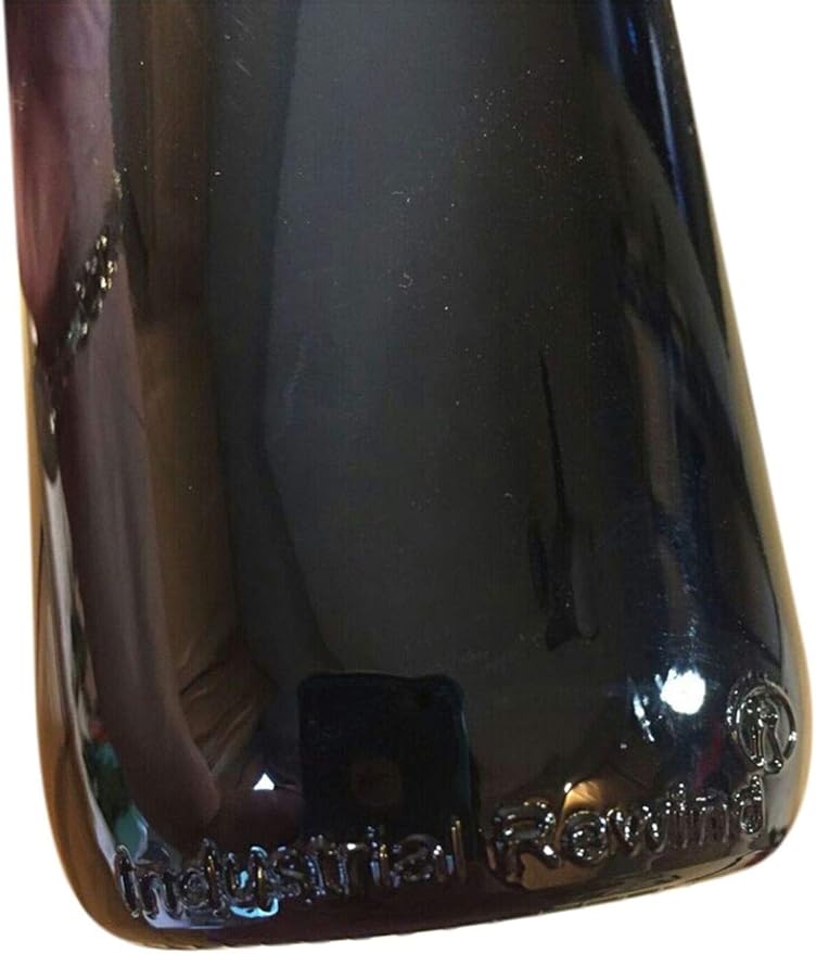 16oz Glass Soap Holder for Foaming Soap, Dispenser for Foaming Bath or Hand Soap with Coaster for a Non Slip Bottom (Black/White)