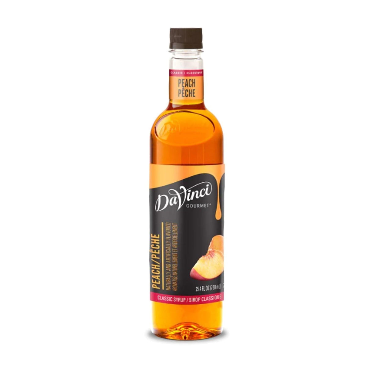 DaVinci Gourmet Classic Peach Syrup, 25.4 Fluid Ounces