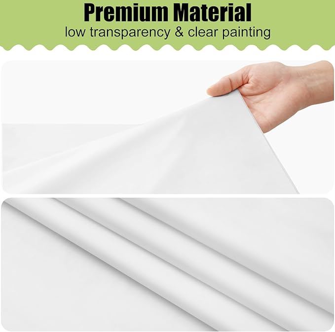Smiry Disposable Table Cloth 12 Pack, 54 x 108 Inch Waterproof Plastic Tablecloth, Decorative Rectangle Table Covers for Party, Birthday, Picnic, White
