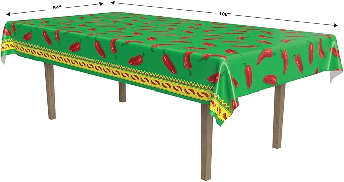 Beistle - Chili Pepper Tablecover - Standard
