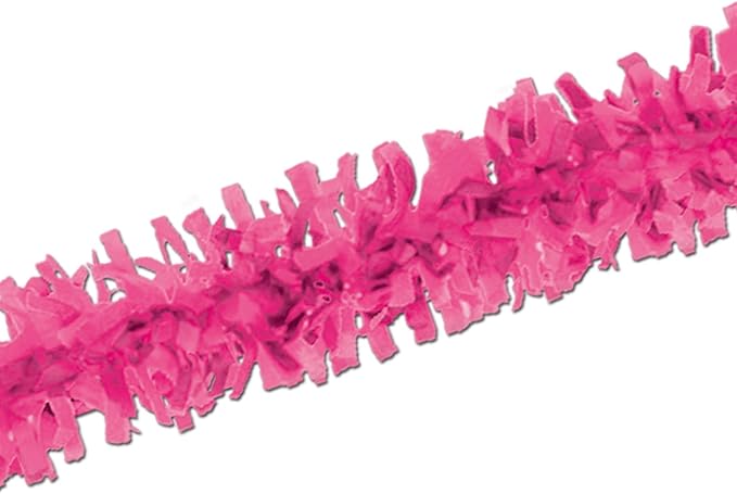 Tissue Festooning (cerise) Party Accessory (1 count)