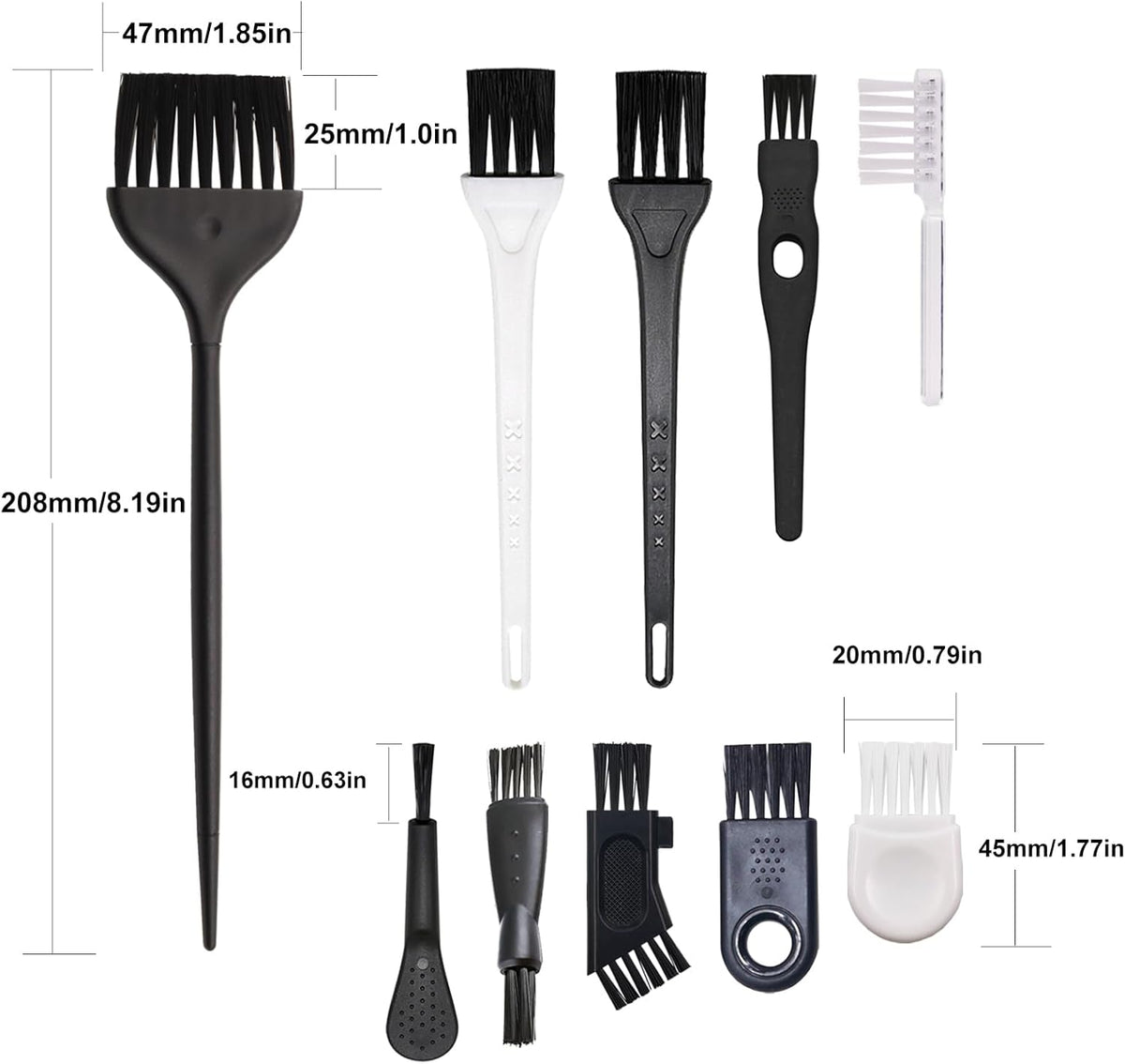10pcs Cleaning Brush for Household Electric Appliance; Electric Razor Shaver Cleaning Brush; Multifunctional Cleaning kit for Blender, Coffee maker