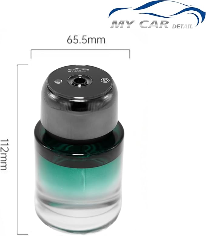Smart Air Freshener, MyPerfume Car Diffuser – USB Aromatherapy Essential Oil Humidifier, Mini Portable Scent Diffuser for Car, Home & Office – MyBlue 160ml