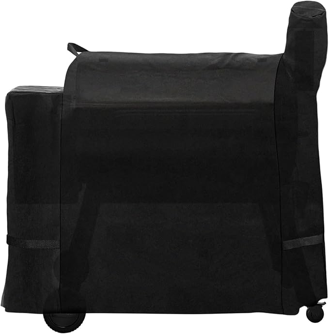 Outdoor Heavy Duty Waterproof Pellet Grill Cover for Traeger 34,Pro 34 Series Wood Pellet Smoker Grill,Texas and More,Full Length All Weather Protection Grill Cover for Traeger BAC380 BAC504,Black