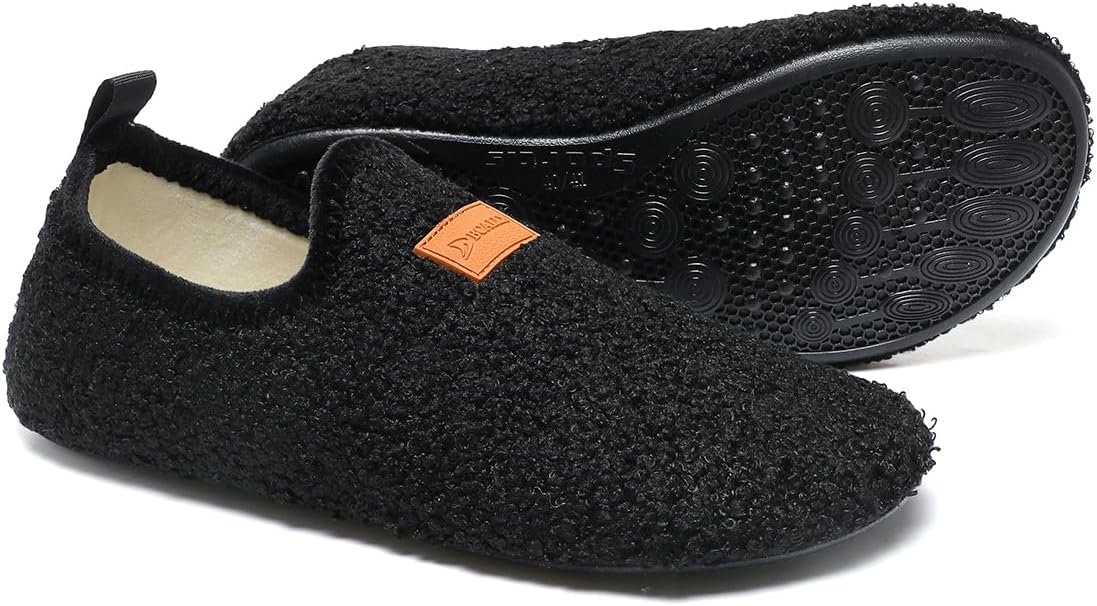 Adult Indoor House Slippers Socks Lightweight Non Slip Grip House Home Shoes for Women Men