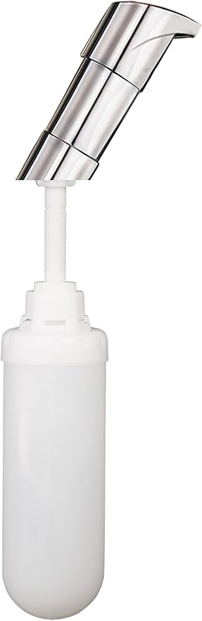TOPFILL™ Manual Counter Mount Dispenser, Refills from Above The Counter, Chrome Finish, Kutol #9930CHR, Sold one Each