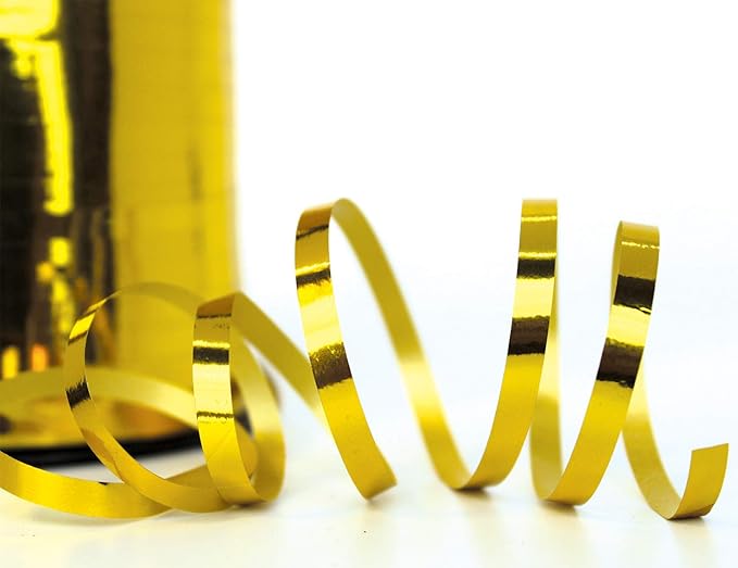 Metallic Gold Silver Ribbon Curling Set - Shiny for Wedding & Party Gift Wrap, 500 Yards Discounted