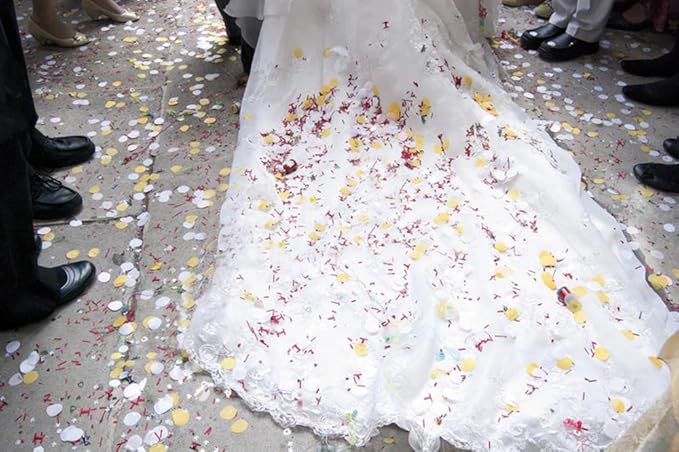 Yellow Confetti 1inch Paper Circle Confetti Filled Balloons or Table Party Decoration 5000 pcs