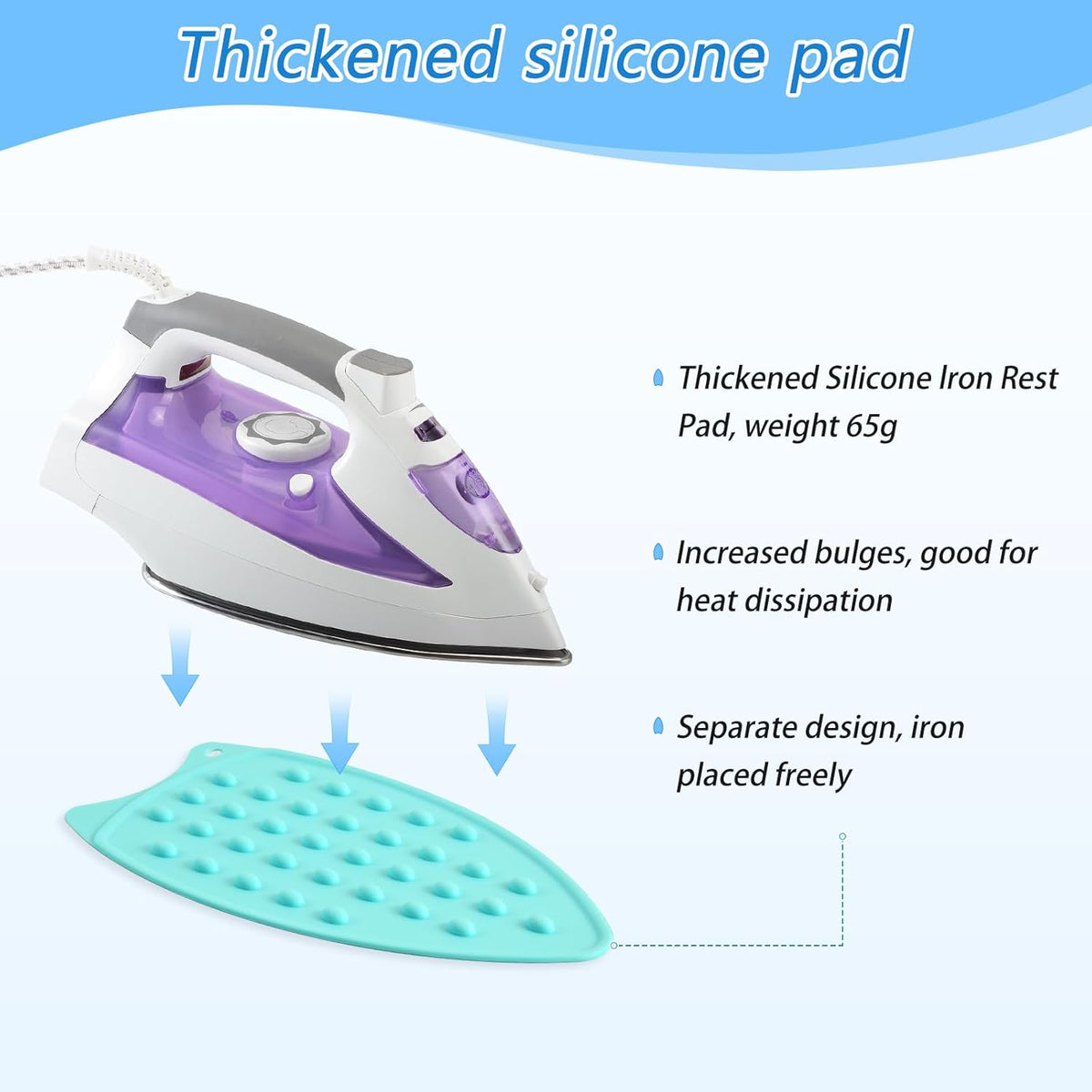 Ironing Mat Portable Ironing Pad Ironing Blanket for Table Top Heat Resistance Double-Side Using Travel Large 47.2 x 27.6 Inch Foldable Lightweight Hot Pink Doodle Hearts Stars
