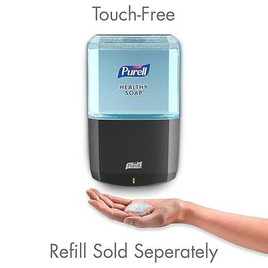 PURELL ES8 Automatic Soap Dispenser, Graphite, for 1200 mL PURELL ES8 HEALTHY SOAP Refills (Pack of 1) - 7734-01 - Manufactured by GOJO, Inc.