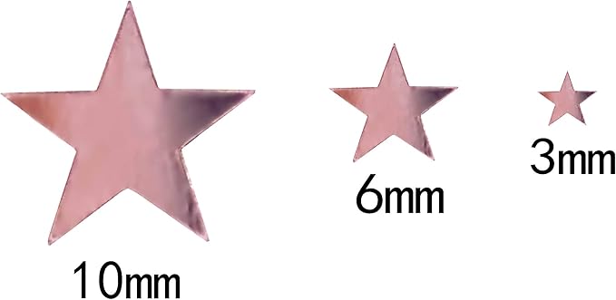 Rose Gold Party Twinkle Stars Table Confetti - Foil Metallic Sequins for Wedding, Bridal Shower, Bachelorette, Baby Shower, Birthday, Christmas Party Sprinkles Decorations, 60g