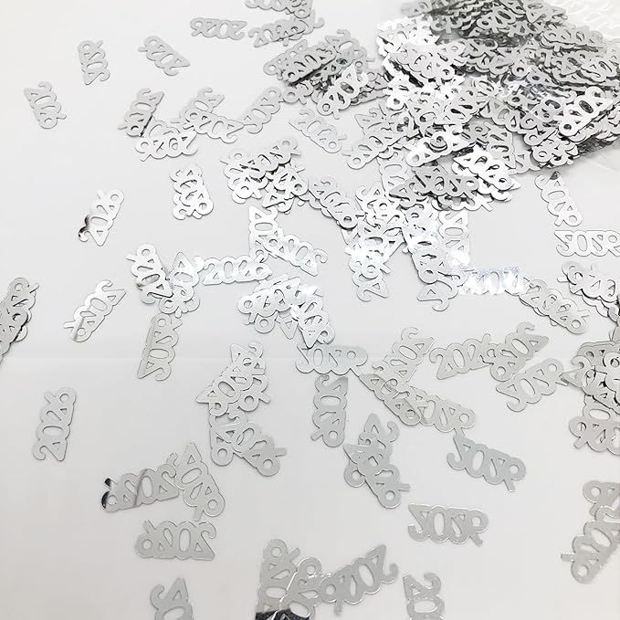 Confetti Year 2026 Silver - Retail Pack #7346 QS0