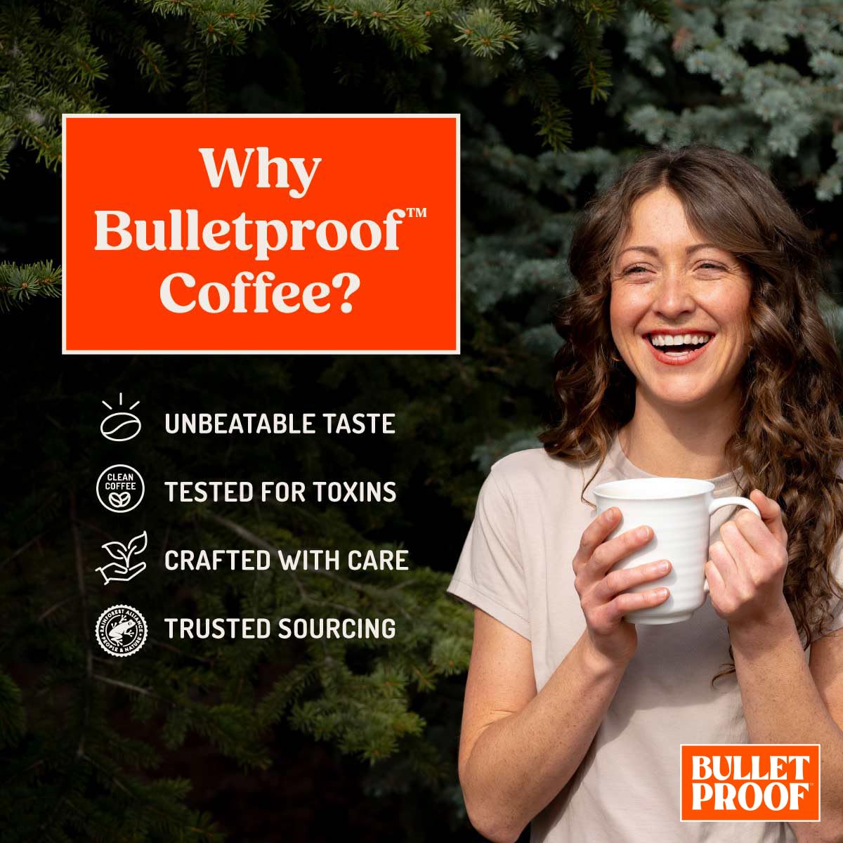 Bulletproof French Kick Dark Roast Whole Bean Coffee, 12 Ounces, Clean Coffee Tested for Toxins