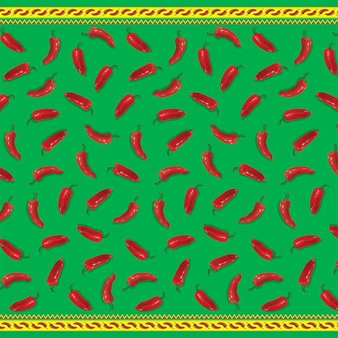 Beistle - Chili Pepper Tablecover - Standard