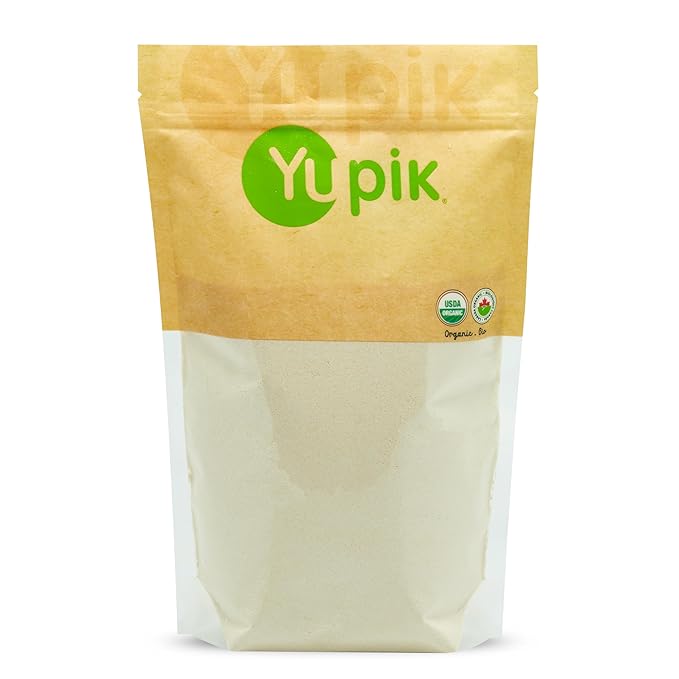 Yupik Organic Amaranth Flour 2.2 lb (35.2 oz), USDA Certified, Gluten-Free, Non-GMO, Vegan, Kosher, Finely Milled Nutty Flour, Non-Flavoured
