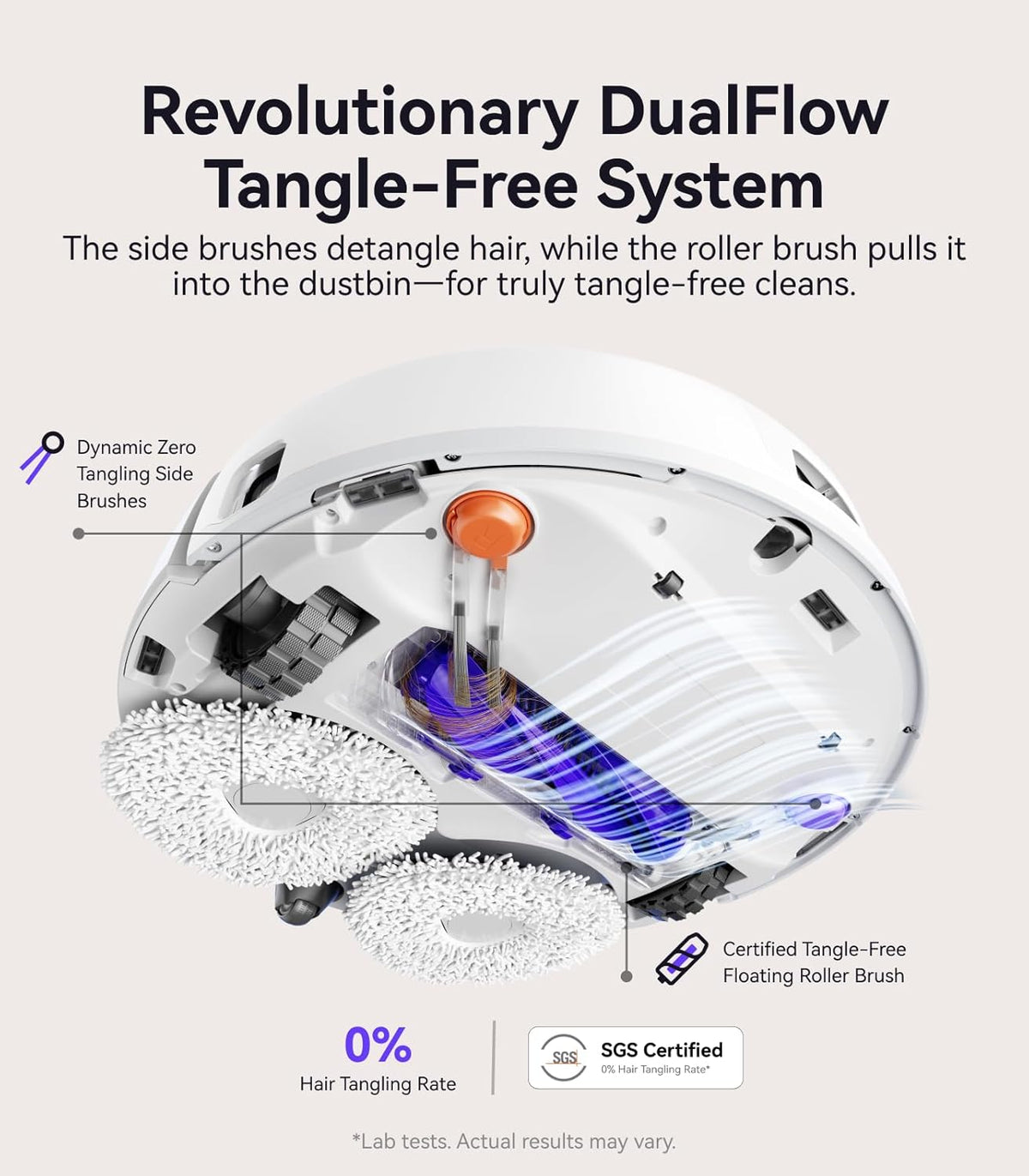 NARWAL Freo Pro Robot Vacuum and Mop Combo, Tangle Free Robot Mop, 8500Pa Powerful Suction, Self-Emptying, Auto Mop Washing, Auto Drying, Obstacle Avoidance, Ideal for Pet Hair and Hard Floor