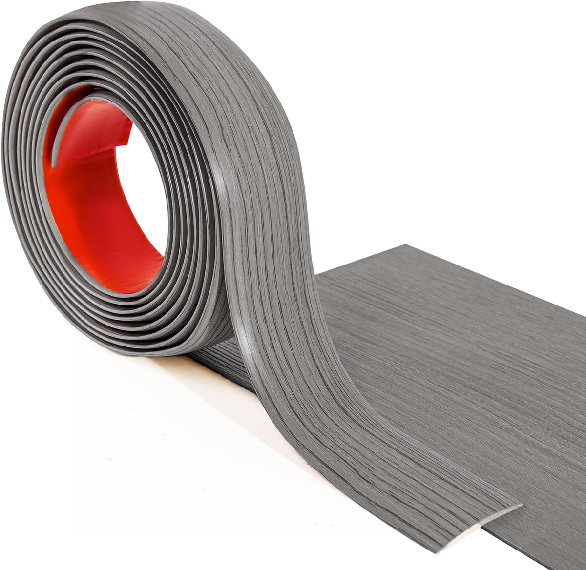 Art3d Self Adhesive Vinyl Strip for Joining Floor Gaps, Carpet Thresholds - 10 FT, 1.57in, Gray