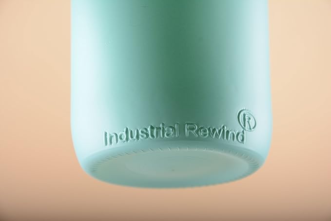 16oz Teal Glass Soap Holder for Foaming Soap, with Non Slip Bottom Coaster, Dispenser for Foaming Bath or Hand Soap