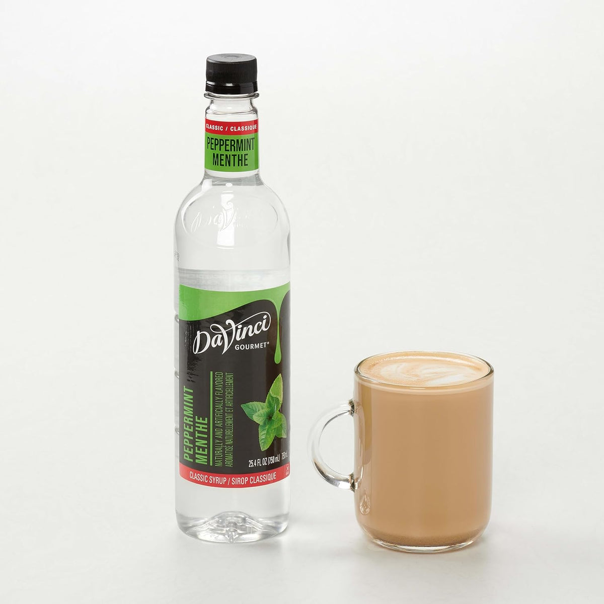 DaVinci Gourmet Classic Peppermint Syrup, 25.4 Fluid Ounces (Pack of 1)