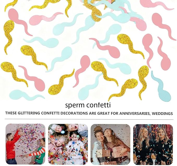 1 Pack Colorful Glitter Party Confetti Cute Sprinkle Party Table Decoration for Confetti Cannon Celebration Wedding Engagement Supplies Set H9