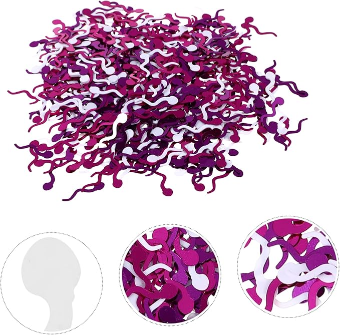 jojofuny 1set Glittering Confetti Decoration of Colorful Party Ornament for Weddings Anniversaries and Themed Celebrations for Creating Lively Atmosphere